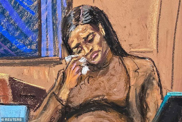 Before the eight-months-pregnant ex-girlfriend of Sean ' Diddy ' Combs testified at his trial this week, Combs's lawyers asked the judge to seat Casandra 'Cassie' Ventura on the witness stand before the jury entered the room.