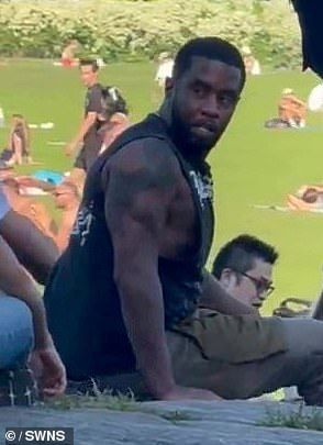 Sean 'Diddy' Combs was spotted hanging out in Central Park the day before his arrest