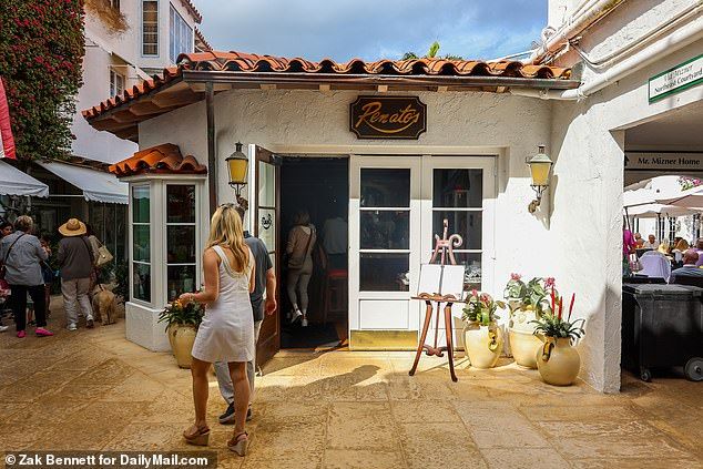 Palm Beach is home to popular, upscale Italian restaurants such as Renato's