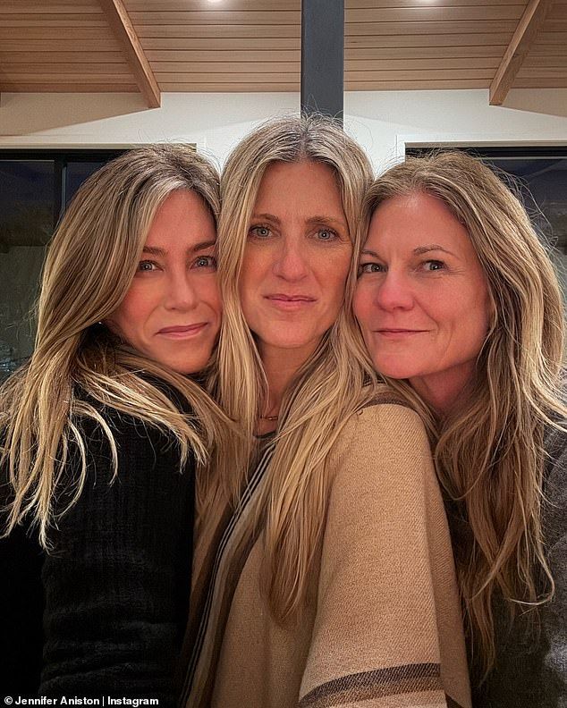 'Though she loves Los Angeles because it is where she grew up, she is craving more of a country setting these days away from the noise,' it was added; seen withAndrea Bendewald (middle) and Kristin Hahn (far right)