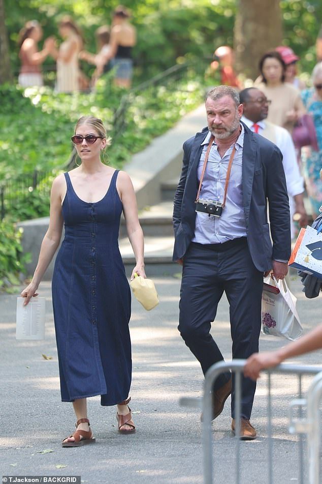 Liev also shares 20-month-old daughter Hazel with Taylor