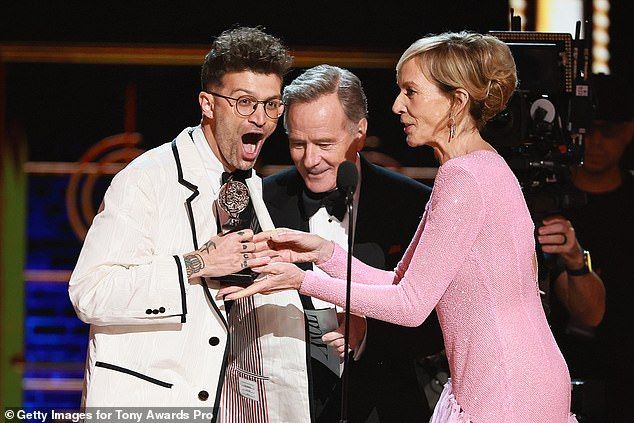 The award was presented by two-time Tony nominee Bryan Cranston and Allison Janney