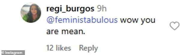 While her response garnered 45 likes, some users were quick to chastise the media personality for laughing at Justin's troubles