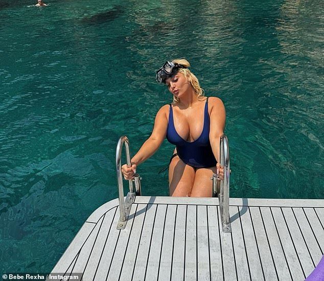Bebe Rexha showcased her jaw-dropping figure as she shared a series of sizzling snaps from her summer trip to Croatia