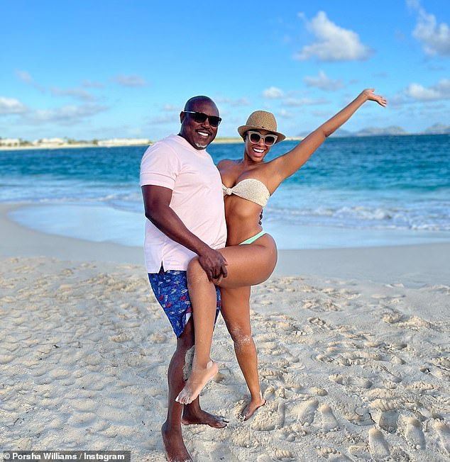 It has been confirmed to DailyMail.com that Porsha Williams' ex husband Simon Guobadia has been deported back to Nigeria after a four month ICE detainment; the former couple are seen in February 2022