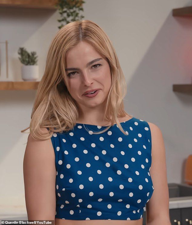 Addison Rae was a guest on Quen Blackwell¿s YouTube series Feeding Starving Celebrities on Sunday, where she explained her decision to alter her name