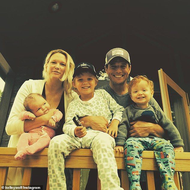 The longtime couple wed back in 2004 and are parents to three children; the family seen in 2020