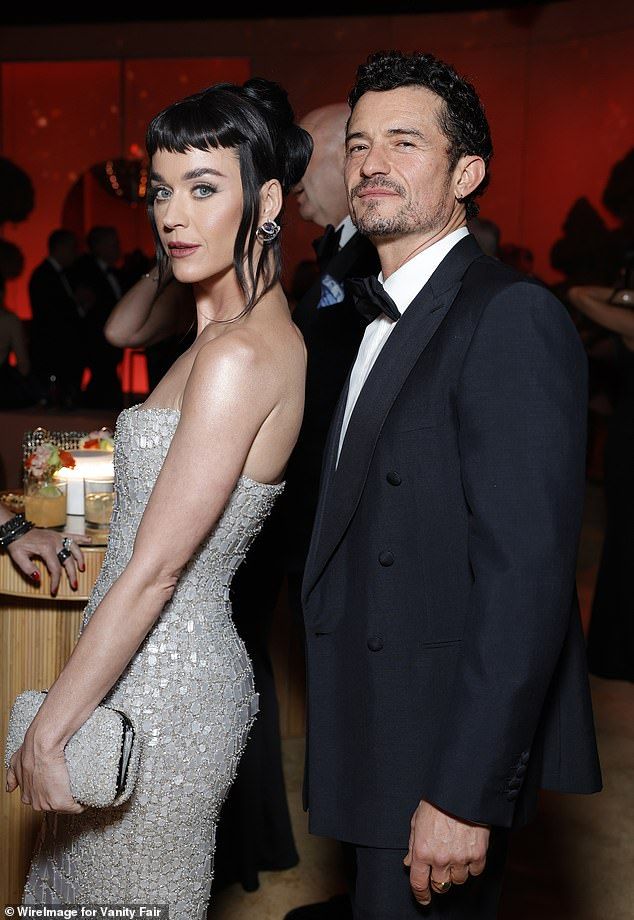 Perry and Bloom first met in January 2016. The pair got engaged on Valentine's Day in 2019 and welcomed their daughter in August 2020; Pictured in March