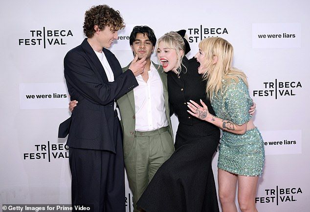 Esther was joined on the red carpet by her castmates Joseph Zada, Shubham Maheshwari and Emily Alyn Lind