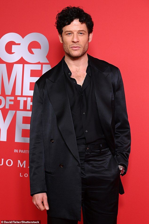 The Happy Valley and McMafia star said the incident took place at the most recent GQ Men of the Year Awards in November of last year during a speech made by Jude Law (Pictured at the event_