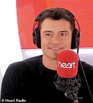 Orlando gushed: 'I went home and bought her a watercolour set, and shes been doing water painting, and she loves it now...Mother number one over there'