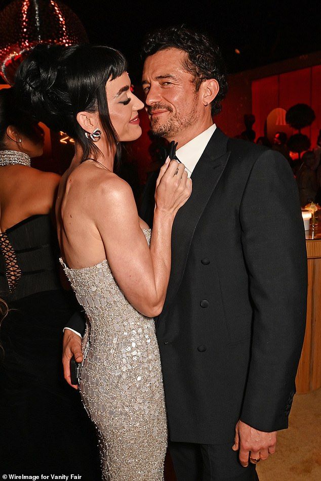 The couple first met in January 2016. They had a brief breakup in 2017, but later reconciled by March 2018 and got engaged in 2019 (pictured in March)
