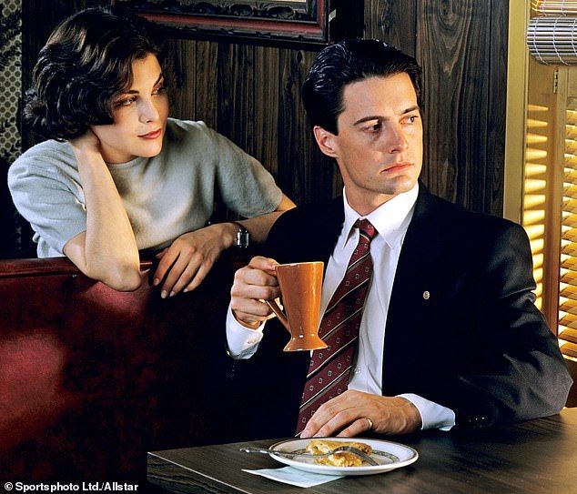 Co-created by Hollywood auteur David Lynch, Twin Peaks starred Kyle MacLachlan (right) as FBI detective Dale Cooper, with whom Audrey is infatuated