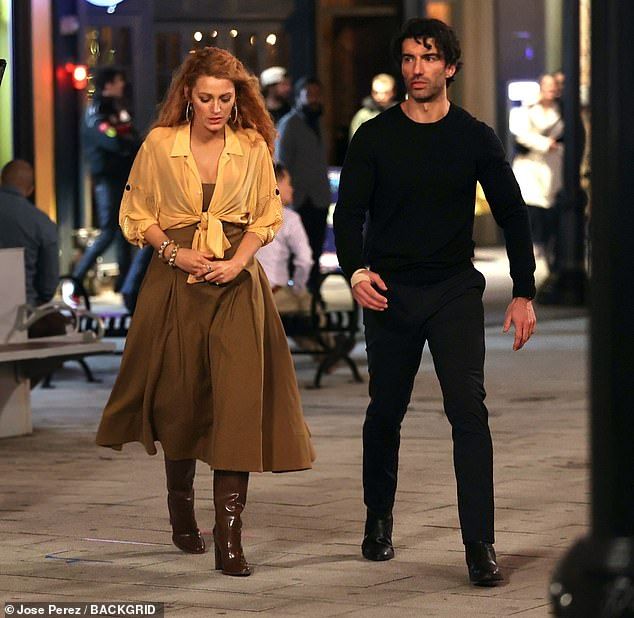 The now-deleted clip was first posted on Saturday, two days before the 37-year-old actress scored a huge victory in the $400 million defamation and extortion lawsuit filed by her It Ends with Us collaborator Justin Baldoni - pictured 2023
