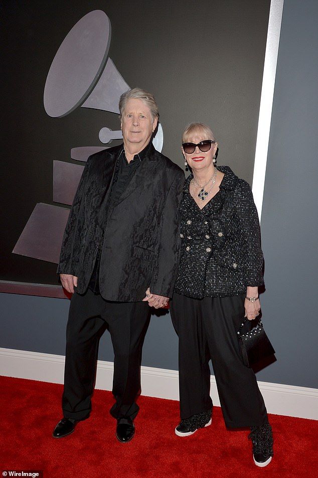 Weeks before his final red carpet appearance, a Los Angeles Superior Court judge ruled that Brian had to have a conservatorship set up to care for his personal and medical needs; seen with his late wife Melinda, who died in January at 77, in 2013