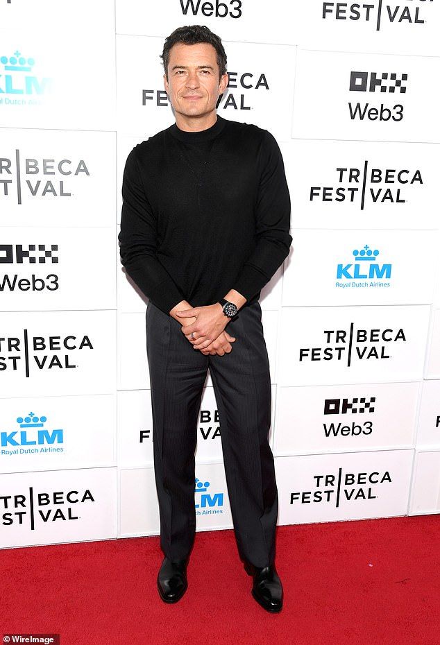 The actor was pictured at the premiere of his film Deep Cover during the Tribeca Festival on Tuesday