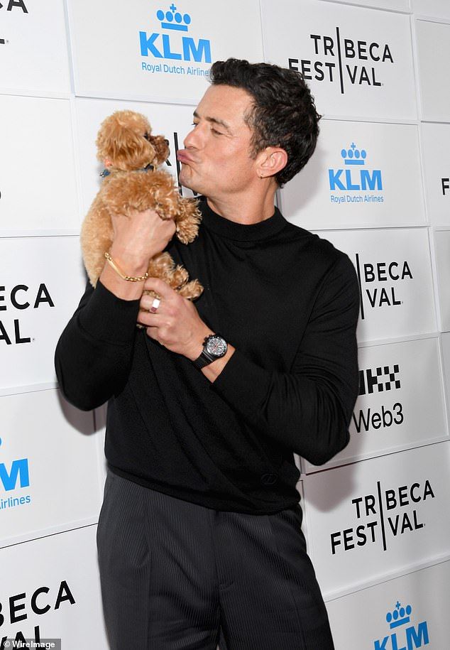 Meanwhile, her fiance Bloom is halfway across the world promoting his new film Deep Cover