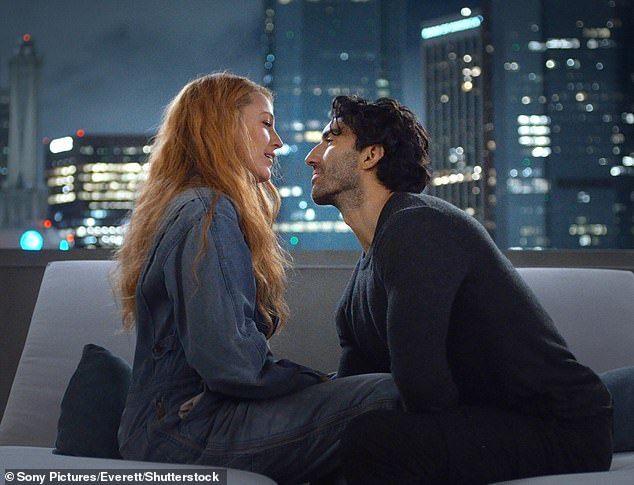 On Monday, Judge Lewis J Liman dismissed the defamation claims with prejudice, meaning they cannot be simply amended and refiled. Two additional counts accusing Lively of usurping his control of the film were upheld. (Pictured: Lively and Baldoni in 'It E