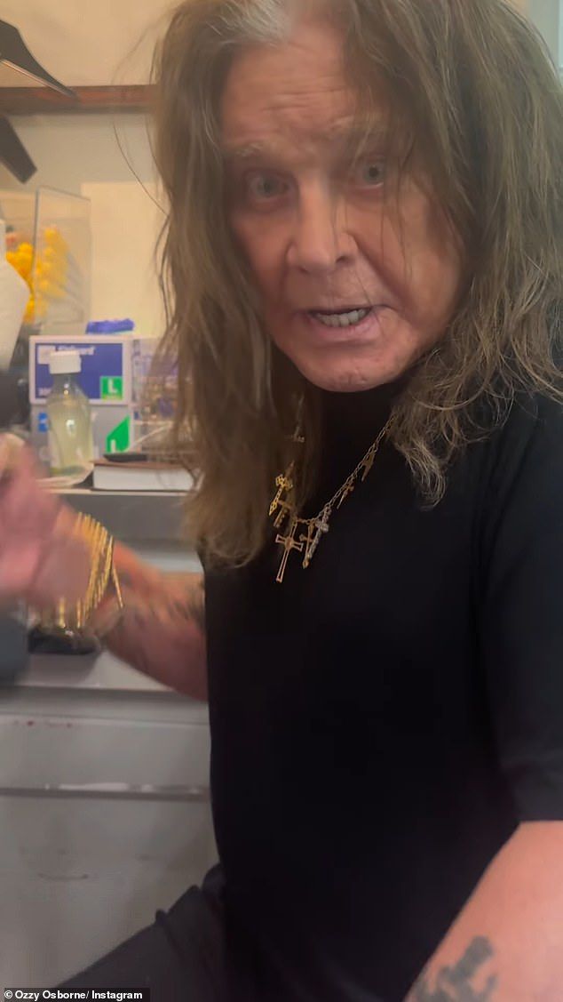 The legendary rocker, 76, will take to the stage on July 5, as he performs with Black Sabbath in his native Birmingham at Villa Park pictured in 2024)