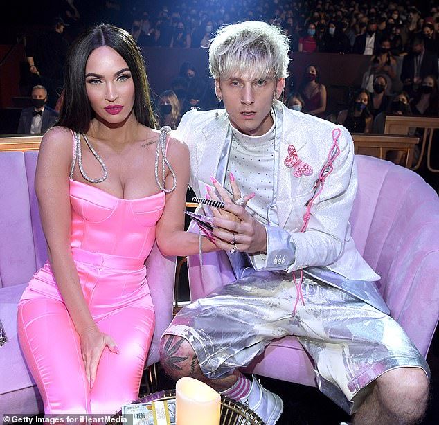 Exes Megan and Machine Gun Kelly pictured in May 2021