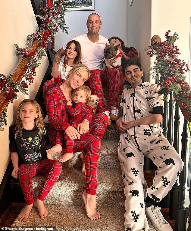 The Beverly Hills 90210 actor also shares Kassius, 23, with ex-fiance Vanessa Marcil, 56, and Noah, 12, Bodhi, 11, and Journey, eight, with ex-wife Megan