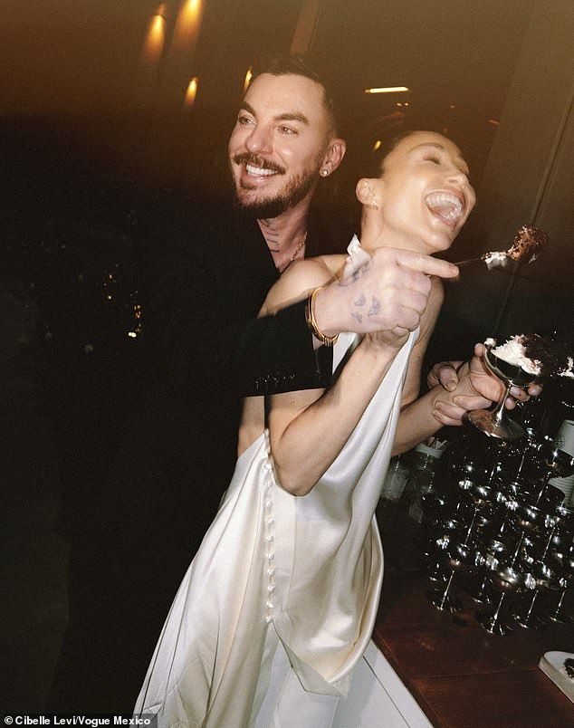 Santana-Leto gushed of her 'dream' wedding: 'The wedding was perfect. At the table, we enjoyed a menu of dishes, emotional speeches, and exchanged vows. Then we danced the entire night'