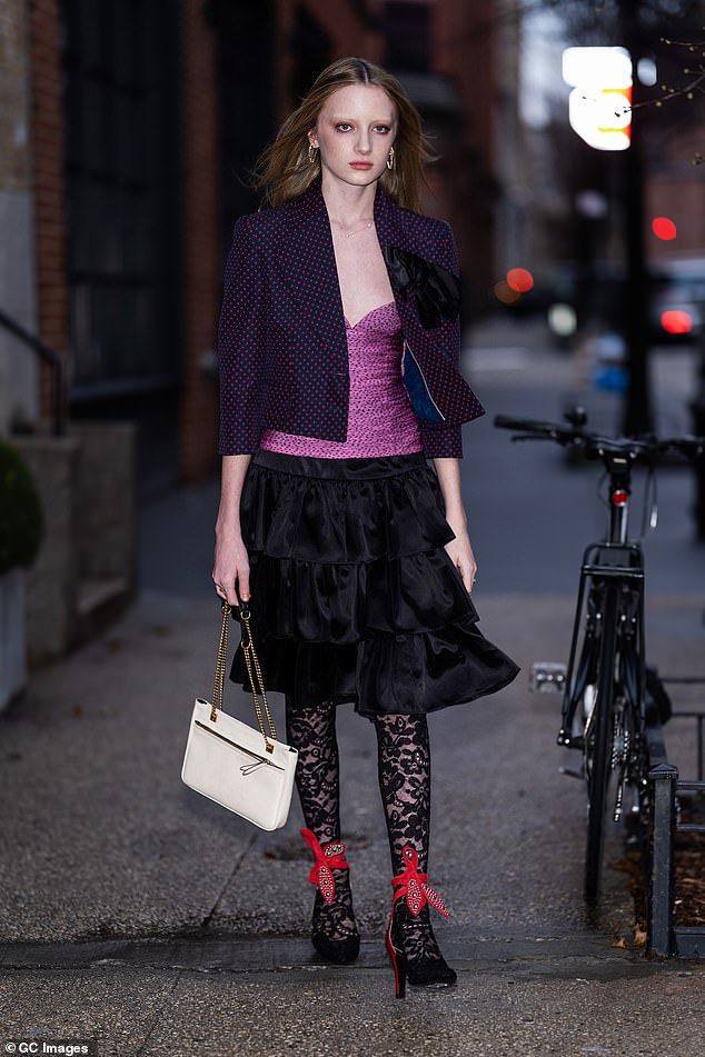 Kai Schreiber, 16, spoke about her gender identity struggle - as well as what she expires to achieve in the modeling world - in a new chat published Wednesday. Pictured in NYC in March