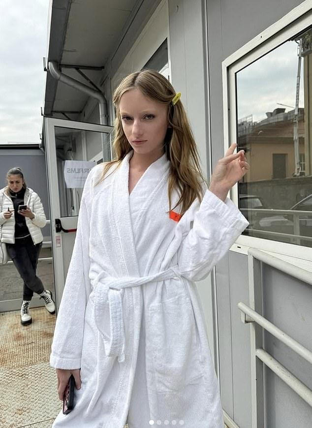 The second-generation star, pictured in April, said that she had a breakthrough earlier this year when working for the fashion house Valentino in deciding she wanted to be a supermodel