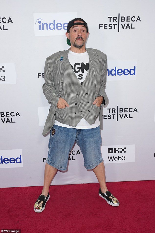 Smith told People he helped move Good Will Hunting to Miramax after its original production company, Castle Rock refused to let Damon and Affleck also star in the film; pictured Friday in NYC at the Tribeca Festival
