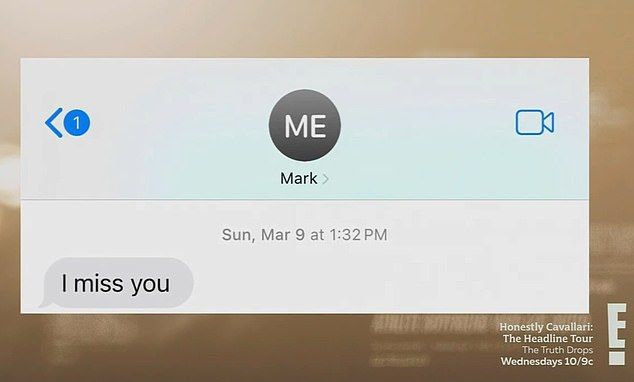 Kristin Cavallari's ex Mark Estes' text to her