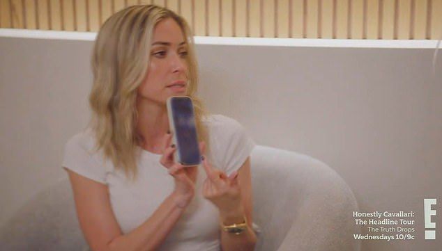 Justin was quite surprised, adding, 'Really?' Kristin then shared, 'He just texted me, I miss you, before showing the text to her friends and sharing the text on camera.