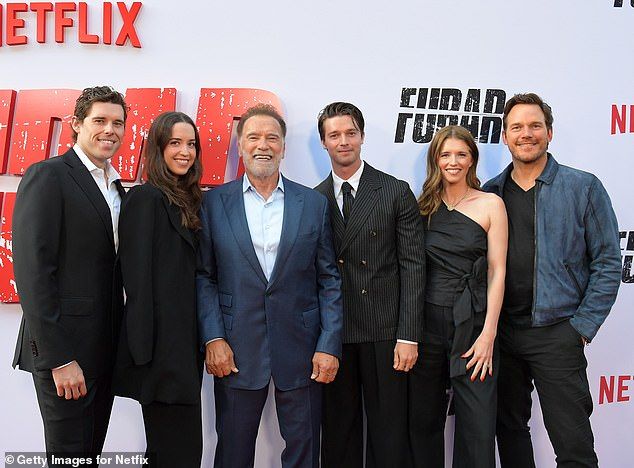 Arnold Schwarzenegger had a family reunion at the premiere of season two of his Netflix action comedy Fubar on Wednesday  but one of his children got the cold shoulder