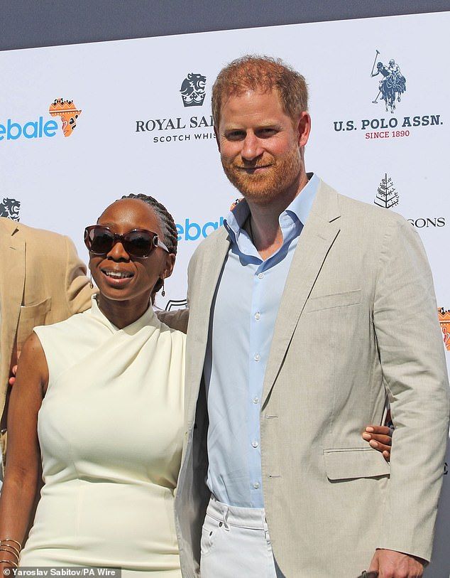 Harry and Dr Sophie's working relationship had been in trouble for sometime but it was only after the duke announced he was stepping down that an excruciating video showing Meghan Markle moving Sentebale chief away from her husband took on new importance