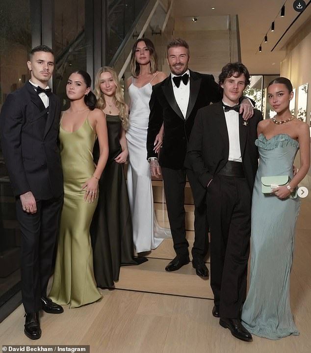 Kim attended several of Davids birthday celebrations last month alongside Romeo, Cruz and Jackie
