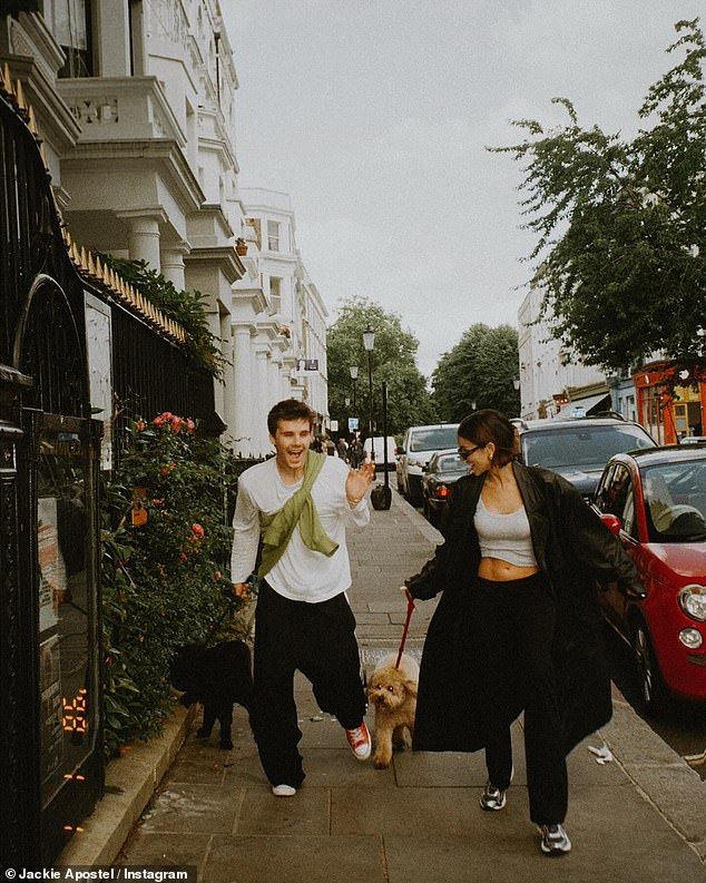 Cruz Beckham's girlfriend Jackie Apostel gave a sweet insight into their relationship on Wednesday when she shared a series of film photos