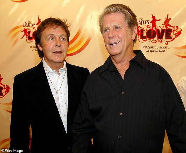 While he has credited the Beach Boys' 1966 magnum opus Pet Sounds - which was produced, arranged, and primarily composed by Brian - as a profound influence on him and his writing (seen together in 2006)