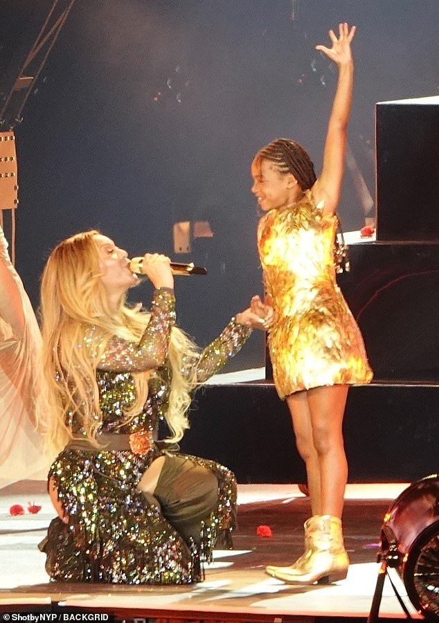 Last year, Rumi made her musical debut on the track Protector off Beyonc's eighth studio album where she's heard asking: 'Mom, can I hear the lullaby please?'