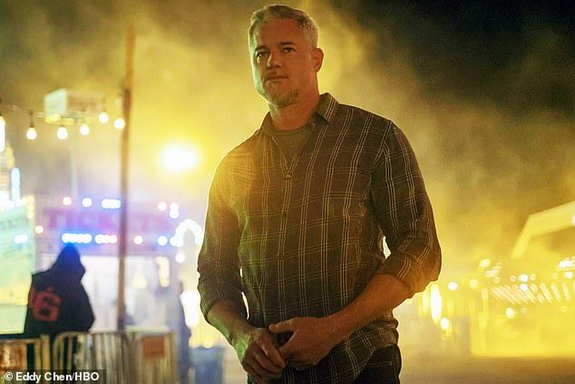 As Cal Jacobs, Dane's performance is full of barely repressed rage which is a problem in his parenting of Jacob Elordi's Nate Jacobs