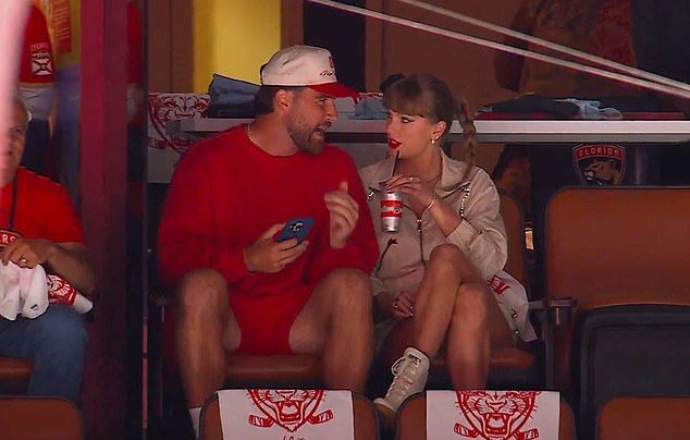 Fans feared Travis Kelce could have a wardrobe malfunction on his date night with Taylor Swift