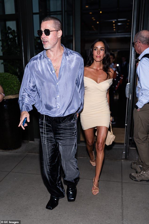 Although Brad was once known for mimicking the style of his girlfriends and wives, he doesn't appear to have the same kind of fashion connection to Ines, who wore a strikingly different  but still stylish  outfit