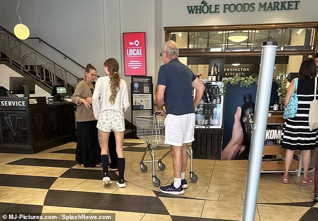 Grammer followed his family into the store