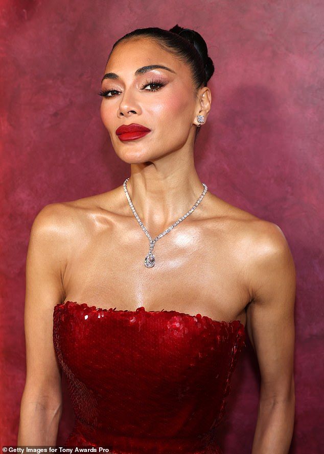 Nicole Scherzinger has reportedly 'shelved her upcoming solo album' following her success on Broadway (pictured this month)