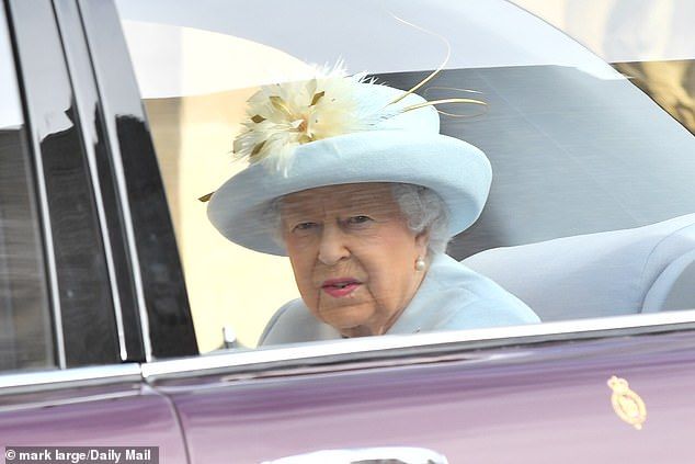 The tiara, which was a Greville family heirloom, had been promised to Eugenie, and Queen Elizabeth - pictured - reportedly said that Meghan would receive the tiara she was given