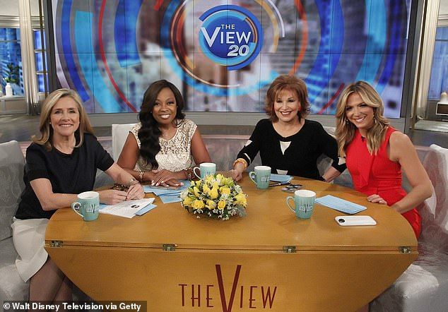 The View's original co-hosts Meredith Vieira, Star Jones, Joy Behar and Debbie pictured in 2016