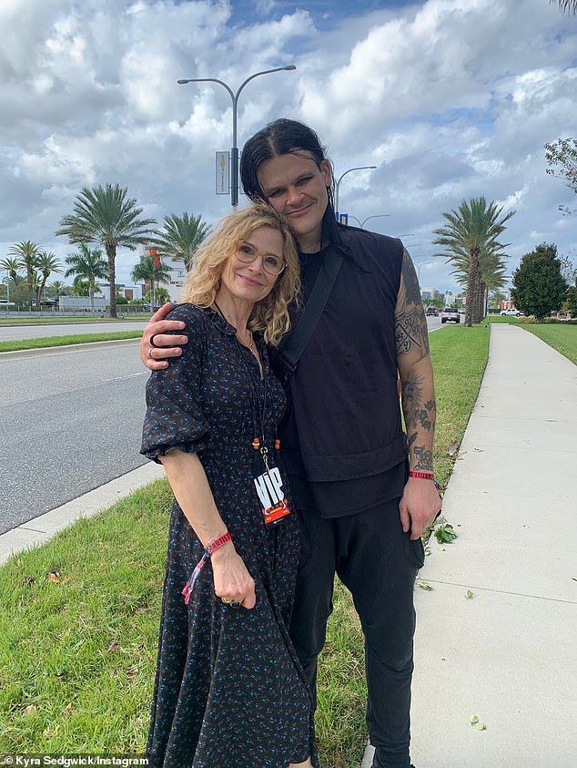 The 59-year-old Bad Shabbos actress shared her mother-son Instagram tribute captioned: 'Happy birthday to my baby boy @svrtcntraclt'