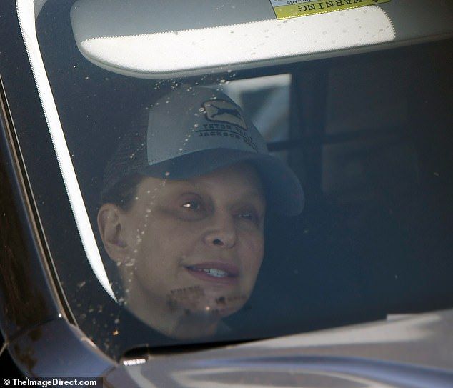 Harrison Ford's longtime actress love Calista Flockhart looked frail as she was seen on a rare solo public outing this week
