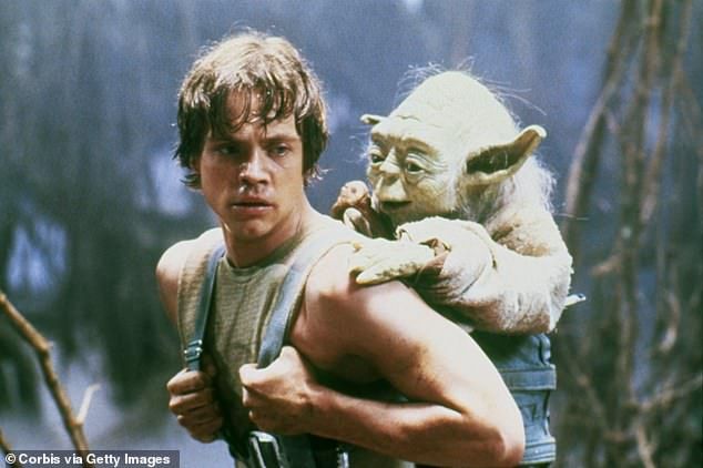 Hamill on the set of Star Wars: Episode V - The Empire Strikes Back