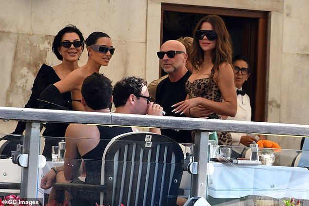 Kris Jenner also made an appearance as she chatted away with her daughters