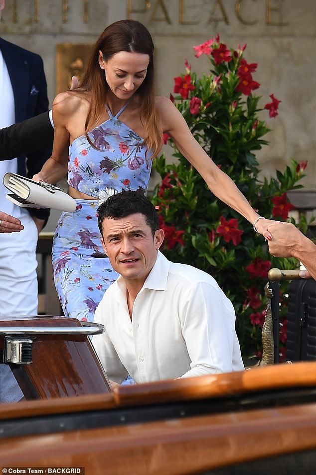 Meanwhile, Orlando is currently in Venice and has been spotted mingling with various guests ahead of Jeff Bezos and Lauren Sanchez's wedding