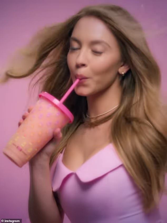 She also helped create Sydney's Signature Fizz, an upcoming beverage that mixes rainbow sherbet with Starry soda, along with another heaping of miniature gummy bears to top it off